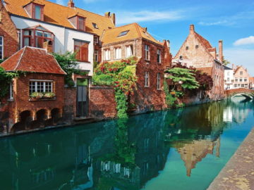 A sunny day in Bruges Belgium