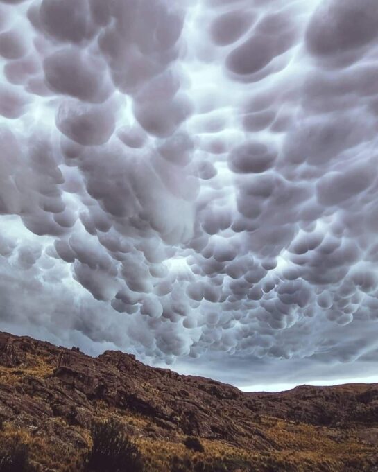 Bubble storm clouds in Córdoba, Argentina