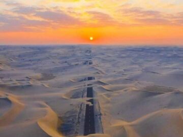 Road to the sun! Abu Dhabi, UAE