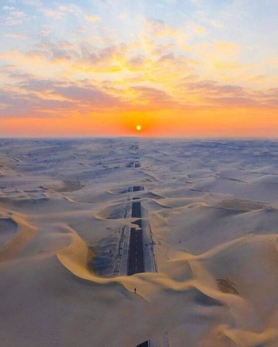 Road to the sun! Abu Dhabi, UAE