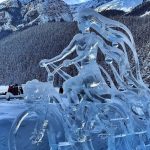 Eiszauberfestival in Lake Louise, Alberta, Kanada