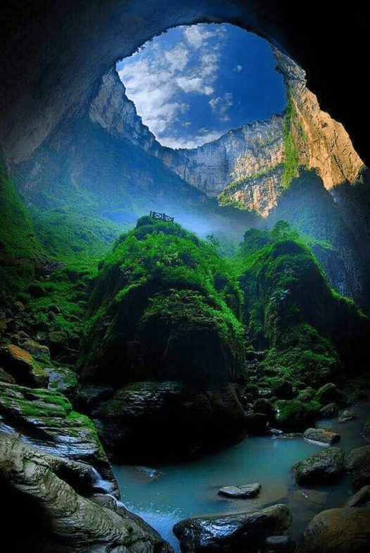 The world's deepest sinkhole in China