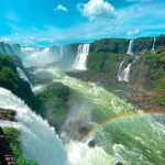 the most beautiful waterfalls in the world,Iguazu Falls, Brazil and Argentina