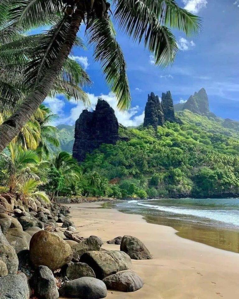 Beautiful landscapes of French Polynesia