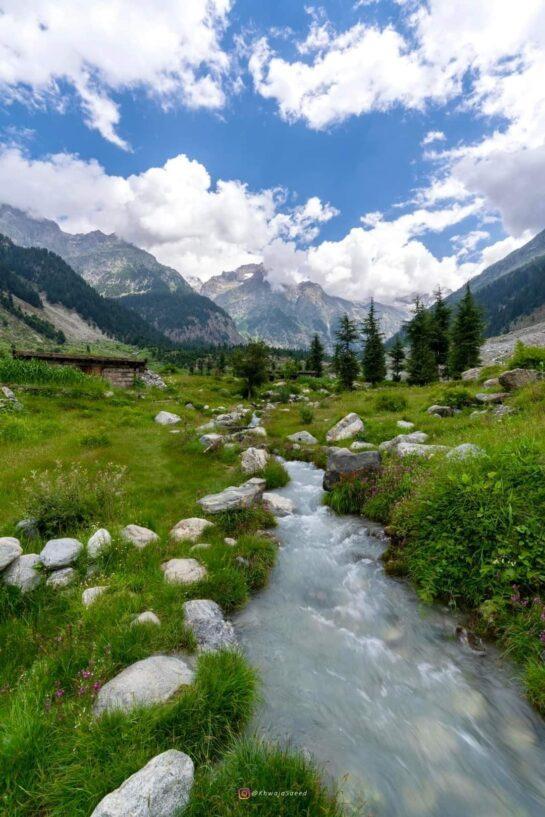 Beautiful peaceful Nature Mankial wat Valley Pakistan