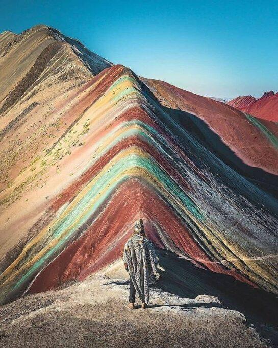 Colorful mountain