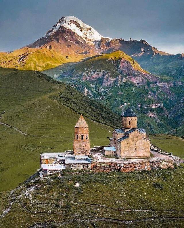 Georgia ????, Mount Kazbek and Trinity Church