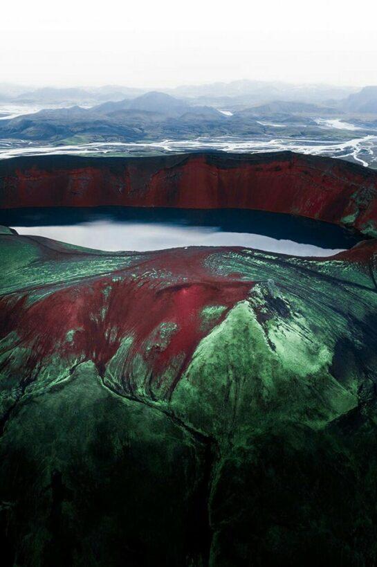 Icelandic crater lake by Lukas Hardieck