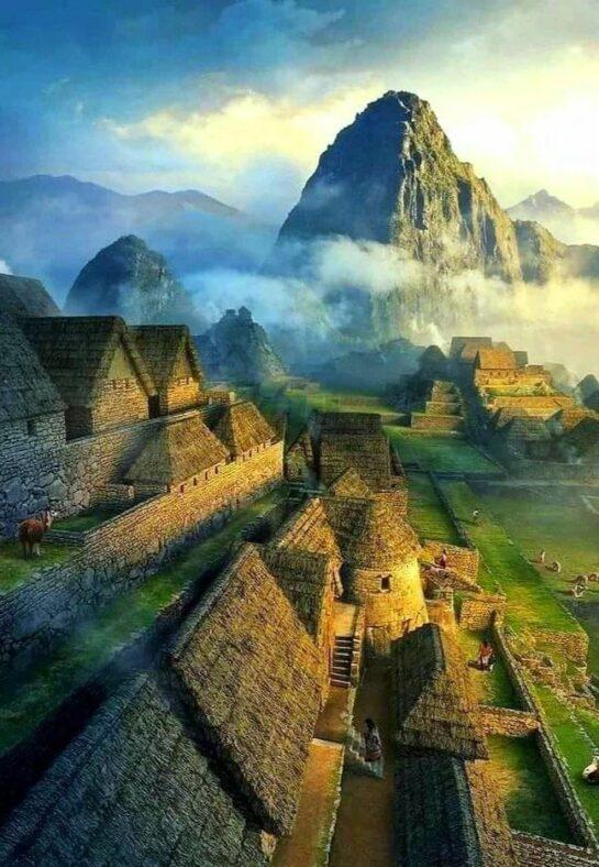 Lost City of Machu Picchu in Peru