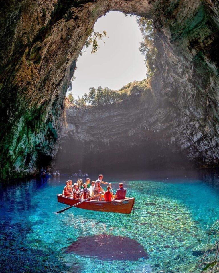 Melissani Lake kefalonia Greece