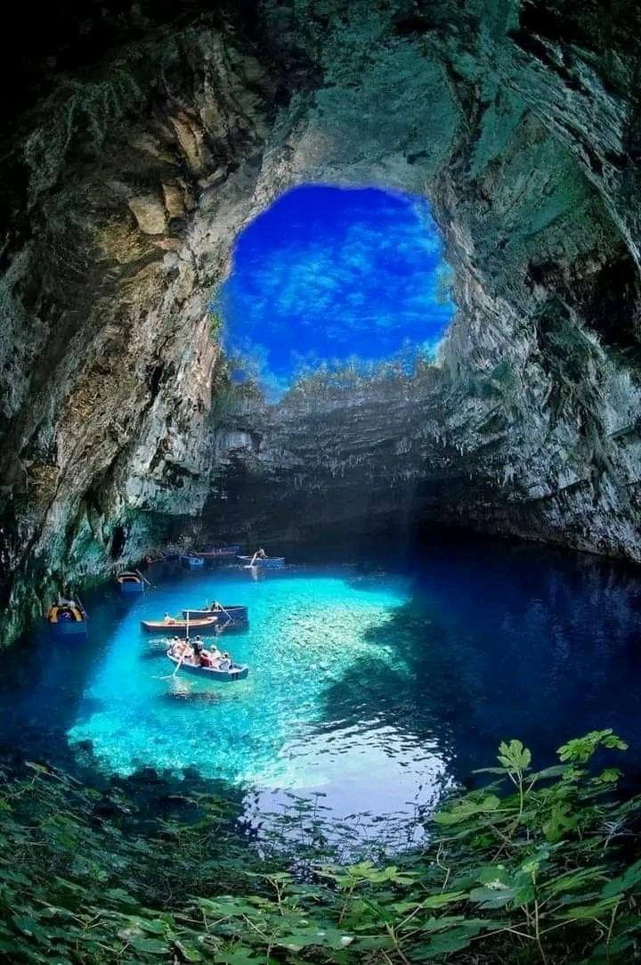 Melissani cave. Greece