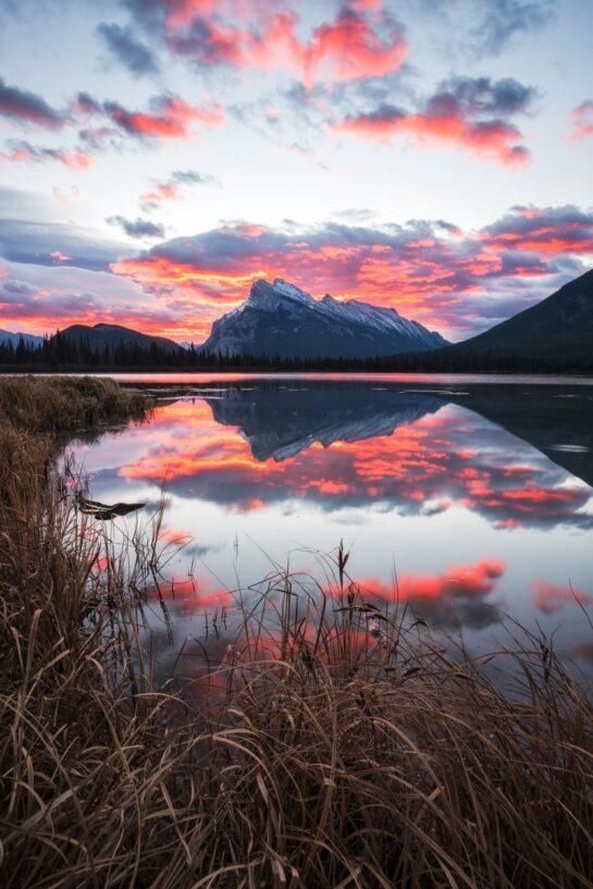 Sunrise at Vermilion Lakes never disappoints by Michael Matti