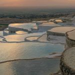 Thermal springs in Pamukkale Turkey