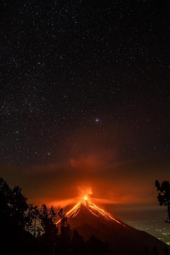 Volcan de Fuego. Guatemala