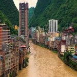 Yanjin City. Nature and civilization, China